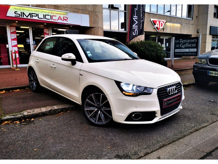 AUDI A1 SPORTBACK Ambition Luxe S tronic 122 cv par SIMPLICICAR SIMPLICIBIKE FRANCE AUDI A1 SPORTBACK Ambition Luxe S tronic 122 cv par SIMPLICICAR SIMPLICIBIKE FRANCE
