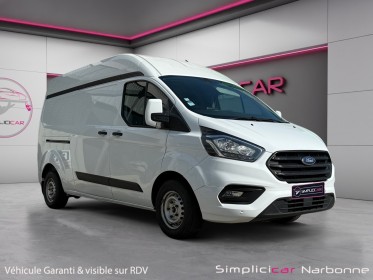 Ford transit custom fourgon 300 l2h2 2.0 ecoblue 130 mhev trend business carplay clim 12 mois de garantie occasion...