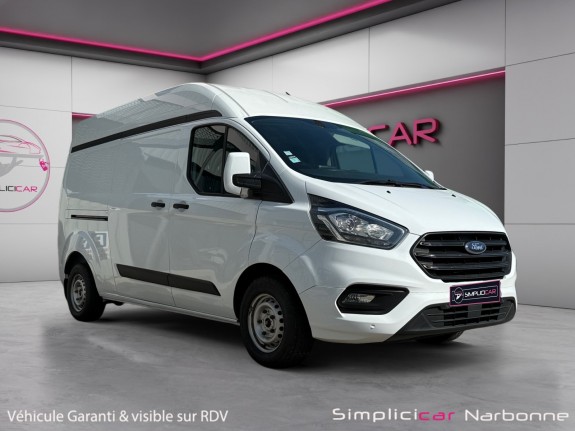 Ford transit custom fourgon 300 l2h2 2.0 ecoblue 130 mhev trend business carplay clim 12 mois de garantie occasion...