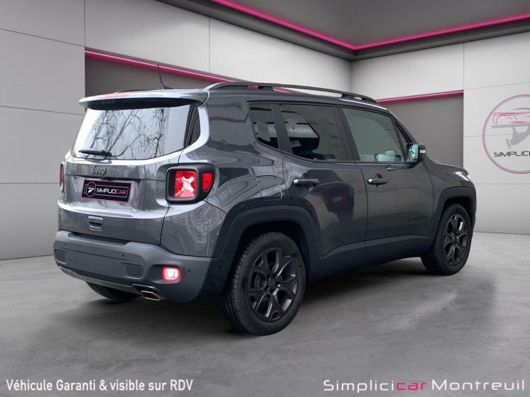 Jeep renegade 1.3 turbo t4 150 ch bvr6 80th anniversary premiere main  garantie 12 mois occasion montreuil (porte de...