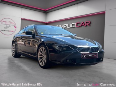 Bmw serie 6 e63 650ci steptronic a occasion cannes (06) simplicicar simplicibike france