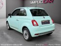 Fiat 500 serie 4 1.2 69 ch lounge/entretien a jour/garantie 12 mois occasion paris 17ème (75)(porte maillot) simplicicar...