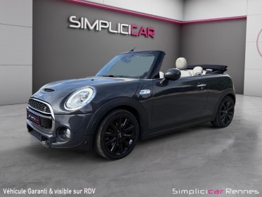 Mini cabriolet f57 cooper s finition red hot chili 192 ch bva6 siege chauffant - grand ecran - camera de recul occasion...