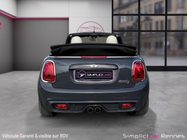 Mini cabriolet f57 cooper s finition red hot chili 192 ch bva6 siege chauffant - grand ecran - camera de recul occasion...