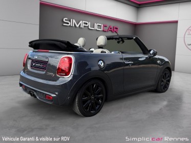 Mini cabriolet f57 cooper s finition red hot chili 192 ch bva6 siege chauffant - grand ecran - camera de recul occasion...