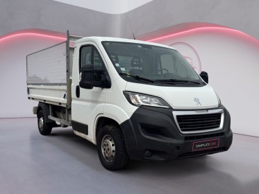 Peugeot boxer 2.2 hdi bmv6 camion benne hydraulique / clim /  bluetooh occasion simplicicar orgeval  simplicicar simplicibike...