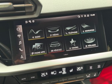 Audi a3 sportback 40 tfsie 204 s tronic 6 s line/origine france/entretien audi/camÉra recul/siÈges chauffants/s line...