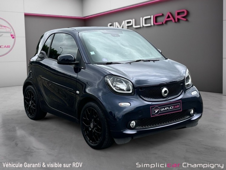 Smart fortwo coupe 90 ch ss ba6 prime - caméra de recul - toit panoramique - pack cuir occasion champigny-sur-marne (94)...