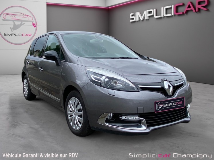 Renault megane scenic 1,2 dci bose edition camera de recul -ordinateur de bord-clim - gps occasion champigny-sur-marne (94)... Renault megane scenic 1,2 dci bose edition camera de recul -ordinateur de bord-clim - gps occasion champigny-sur-marne (94)...