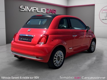 Fiat 500c serie 6 1.2 69 ch lounge occasion simplicicar carcassonne simplicicar simplicibike france