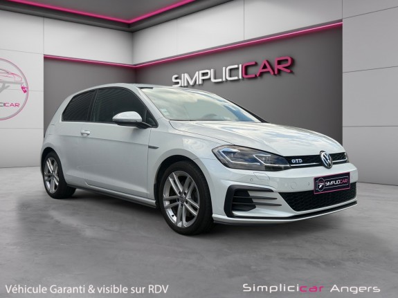 Volkswagen golf 2.0 tdi 184 dsg7 gtd garantie 12 mois occasion simplicicar angers simplicicar simplicibike france