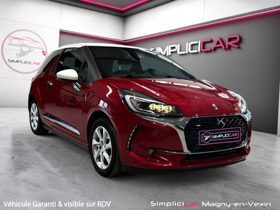 Ds ds 3 puretech 110 ss bvm5 so chic occasion simplicicar magny-en-vexin simplicicar simplicibike france