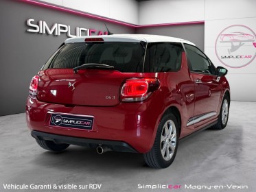 Ds ds 3 puretech 110 ss bvm5 so chic occasion simplicicar magny-en-vexin simplicicar simplicibike france