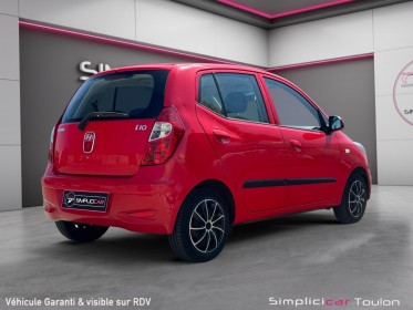 Hyundai i10 1.0 66 pack sensation garantie 12 mois occasion simplicicar toulon est simplicicar simplicibike france