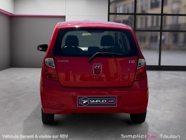 Hyundai i10 1.0 66 pack sensation garantie 12 mois occasion simplicicar toulon est simplicicar simplicibike france
