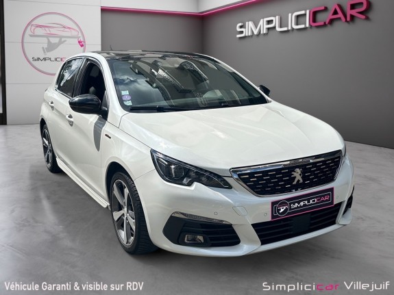 Peugeot 308 puretech 130ch ss eat8 gt line, caméra de recul, radar 360, apple carplay, garantie 12 mois occasion simplicicar...