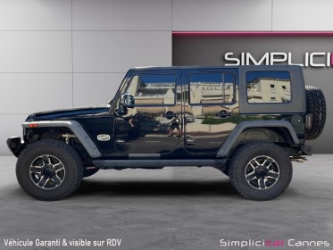 Jeep wrangler 2.8 crd 177 unlimited overland a occasion cannes (06) simplicicar simplicibike france
