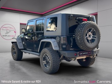 Jeep wrangler 2.8 crd 177 unlimited overland a occasion cannes (06) simplicicar simplicibike france