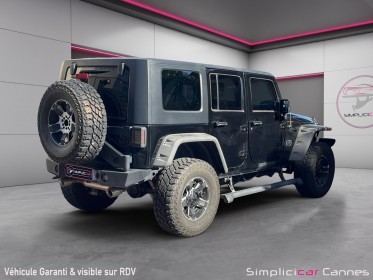 Jeep wrangler 2.8 crd 177 unlimited overland a occasion cannes (06) simplicicar simplicibike france