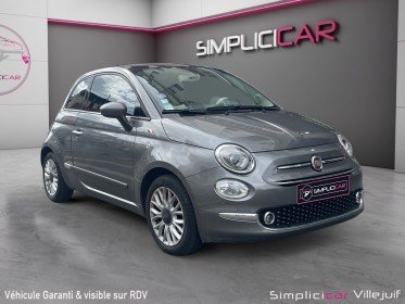 Fiat 500 my17 1.2 69 ch lounge, toit panoramique, kit distribution neuf, garantie 12 mois occasion simplicicar villejuif ...