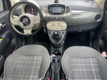 Fiat 500 my17 1.2 69 ch lounge, toit panoramique, kit distribution neuf, garantie 12 mois occasion simplicicar villejuif ...