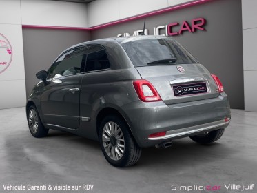 Fiat 500 my17 1.2 69 ch lounge, toit panoramique, kit distribution neuf, garantie 12 mois occasion simplicicar villejuif ...