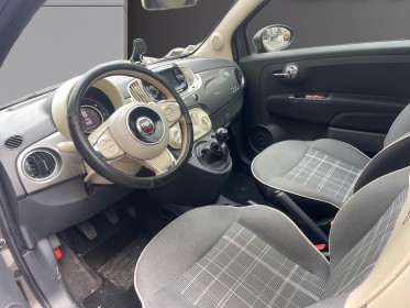 Fiat 500 my17 1.2 69 ch lounge, toit panoramique, kit distribution neuf, garantie 12 mois occasion simplicicar villejuif ...