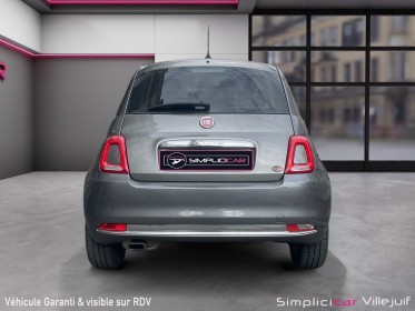 Fiat 500 my17 1.2 69 ch lounge, toit panoramique, kit distribution neuf, garantie 12 mois occasion simplicicar villejuif ...