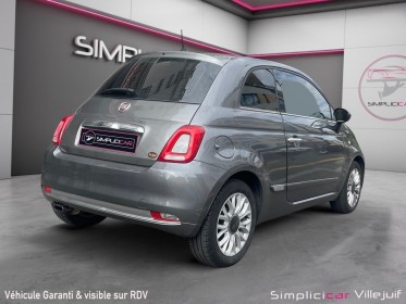 Fiat 500 my17 1.2 69 ch lounge, toit panoramique, kit distribution neuf, garantie 12 mois occasion simplicicar villejuif ...