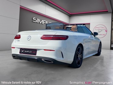 Mercedes classe e cabriolet 200 9g-tronic amg line - sièges chauff/eléc, int camel, chauffe nuque - garantie 12 mois...