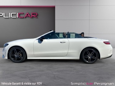 Mercedes classe e cabriolet 200 9g-tronic amg line - sièges chauff/eléc, int camel, chauffe nuque - garantie 12 mois...