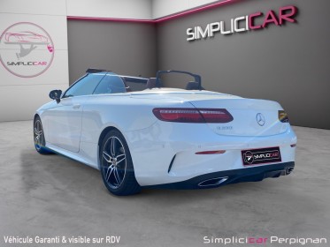 Mercedes classe e cabriolet 200 9g-tronic amg line - sièges chauff/eléc, int camel, chauffe nuque - garantie 12 mois...