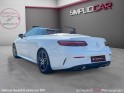 Mercedes classe e cabriolet 200 9g-tronic amg line - sièges chauff/eléc, int camel, chauffe nuque - garantie 12 mois...