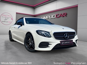 Mercedes classe e cabriolet 200 9g-tronic amg line - sièges chauff/eléc, int camel, chauffe nuque - garantie 12 mois...
