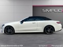 Mercedes classe e cabriolet 200 9g-tronic amg line - sièges chauff/eléc, int camel, chauffe nuque - garantie 12 mois...