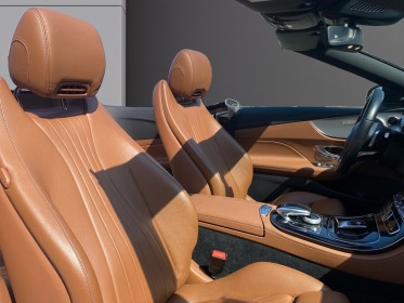 Mercedes classe e cabriolet 200 9g-tronic amg line - sièges chauff/eléc, int camel, chauffe nuque - garantie 12 mois...