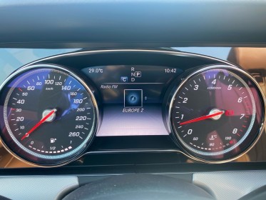 Mercedes classe e cabriolet 200 9g-tronic amg line - sièges chauff/eléc, int camel, chauffe nuque - garantie 12 mois...