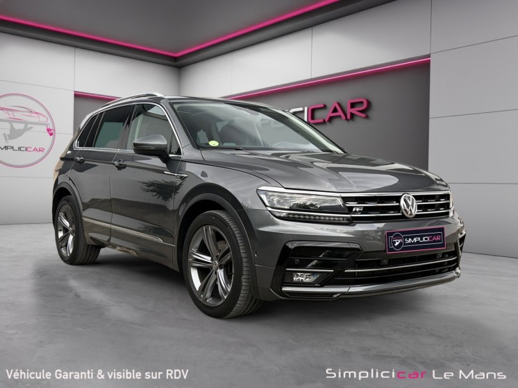 Volkswagen tiguan 2.0 tdi 150 dsg7 r-line black toit panoramique garantie 12 mois occasion simplicicar le mans simplicicar...
