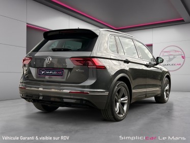 Volkswagen tiguan 2.0 tdi 150 dsg7 r-line black toit panoramique garantie 12 mois occasion simplicicar le mans simplicicar...