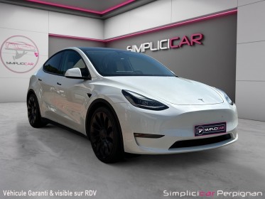 Tesla model y performance 514ch dual motor awd garantie constructeur 2028 occasion simplicicar perpignan  simplicicar...