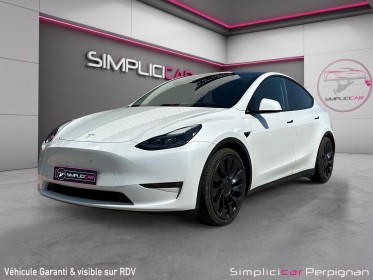 Tesla model y performance 514ch dual motor awd garantie constructeur 2028 occasion simplicicar perpignan  simplicicar...