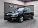 Dacia sandero sce 65 expression  ecran centrale  applecarplay  climatisation  garantie 12 mois occasion simplicicar vernon...