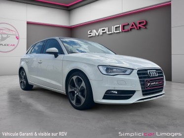 Audi a3 sportback 1.4 tfsi cod ultra 150 ambition luxe occasion simplicicar limoges  simplicicar simplicibike france