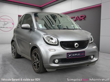 Smart fortwo coupe 0.9 90 ch ss ba6 prime toit pano sièges chauffants camera sort de révision garantie 12 mois occasion...
