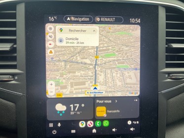 Renault megane iv berline tce 140 edc fap - 20 r.s. line, apple carplay, caméra de recul, affichage tête haute, garantie...