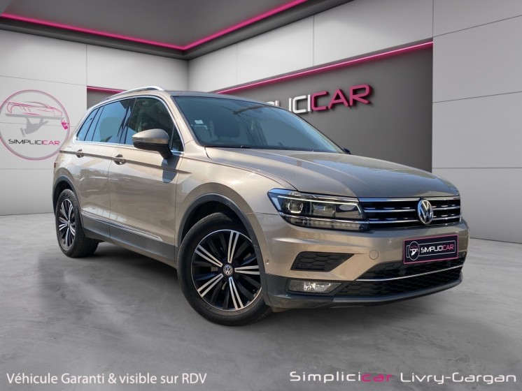 Volkswagen tiguan 2.0 tdi 150 dsg7 4motion occasion simplicicar livry gargan simplicicar simplicibike france