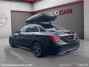 Mercedes classe c 180 d 9g-tronic amg line, toit ouvrant, caméra de recul, garantie 12 mois occasion simplicicar villejuif ...