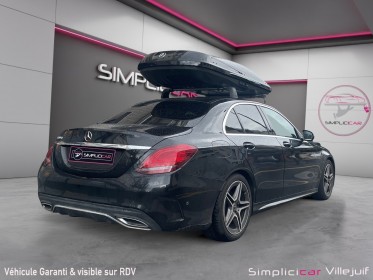 Mercedes classe c 180 d 9g-tronic amg line, toit ouvrant, caméra de recul, garantie 12 mois occasion simplicicar villejuif ...