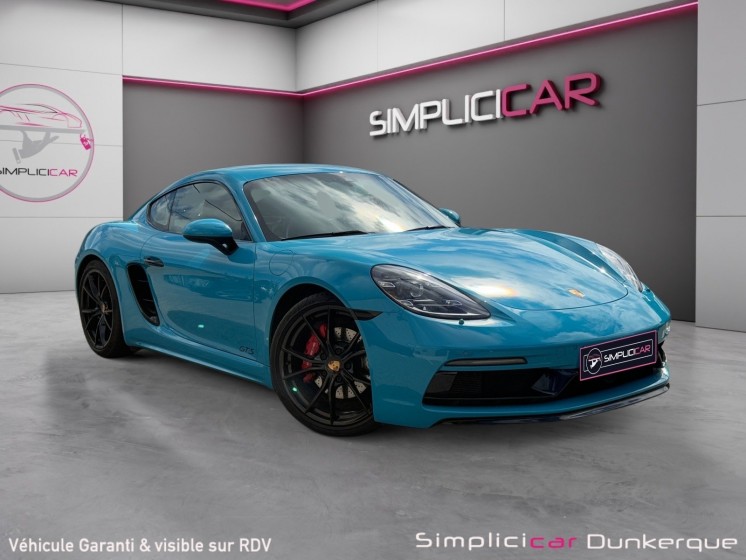 Porsche 718 cayman 2.5i gts 365 ch pdk pdls bose ligne ipe titane sièges baquets chauffants volant chauffant pack chrono...
