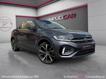 Volkswagen t-roc cabriolet r-line 1.5 150ch dsg7 - full - faible km - occasion simplicicar compiegne simplicicar simplicibike...